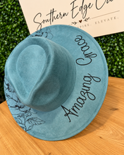 Load image into Gallery viewer, Amazing Grace Engraved Wide Brim Hat