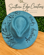 Load image into Gallery viewer, Amazing Grace Engraved Wide Brim Hat
