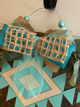 Load image into Gallery viewer, Everyday Door Hanger – “Welcome” Boho Turquoise Southwest (20")