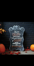 Load image into Gallery viewer, Halloween Door Hanger – Personalized Tombstone