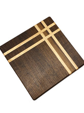Load image into Gallery viewer, Charcuterie / Cutting Board – Mixed Hardwood (12″ × 12″ × 1″)