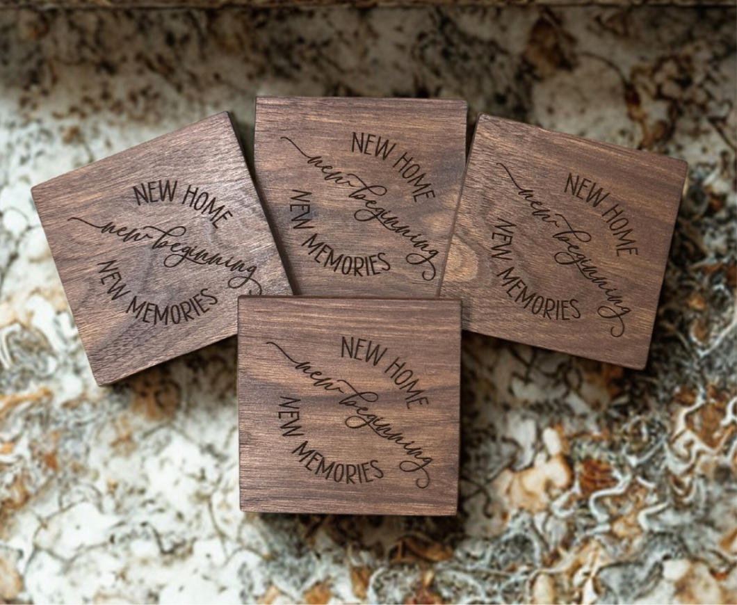 Coasters -New Home, New Beginning