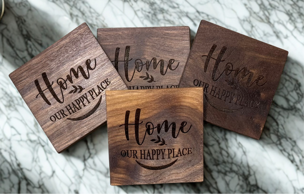 Coasters - Home our Happy Place