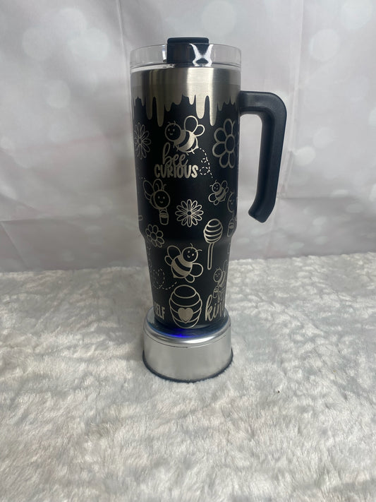 Bee You 30oz Engraved Tumbler