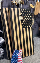 Load image into Gallery viewer, American Flag Corn hole Boards
