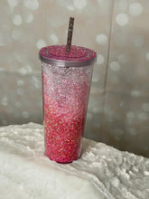 Load image into Gallery viewer, Pink Ombré Reverse Rhinestone Cup
